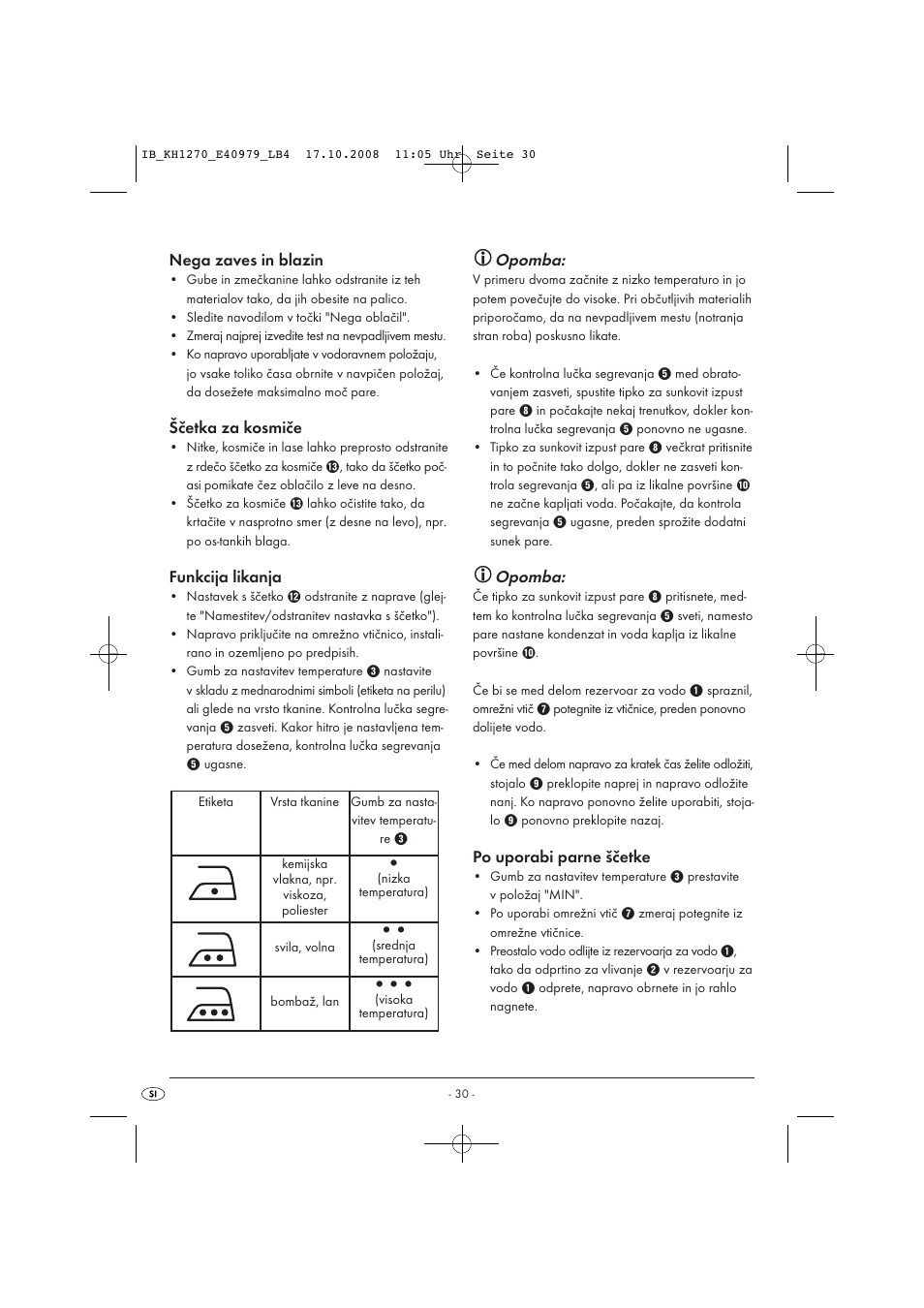 Kompernass STEAM BRUSH KH1270-06/08-V6 User Manual | Page 32 / 66