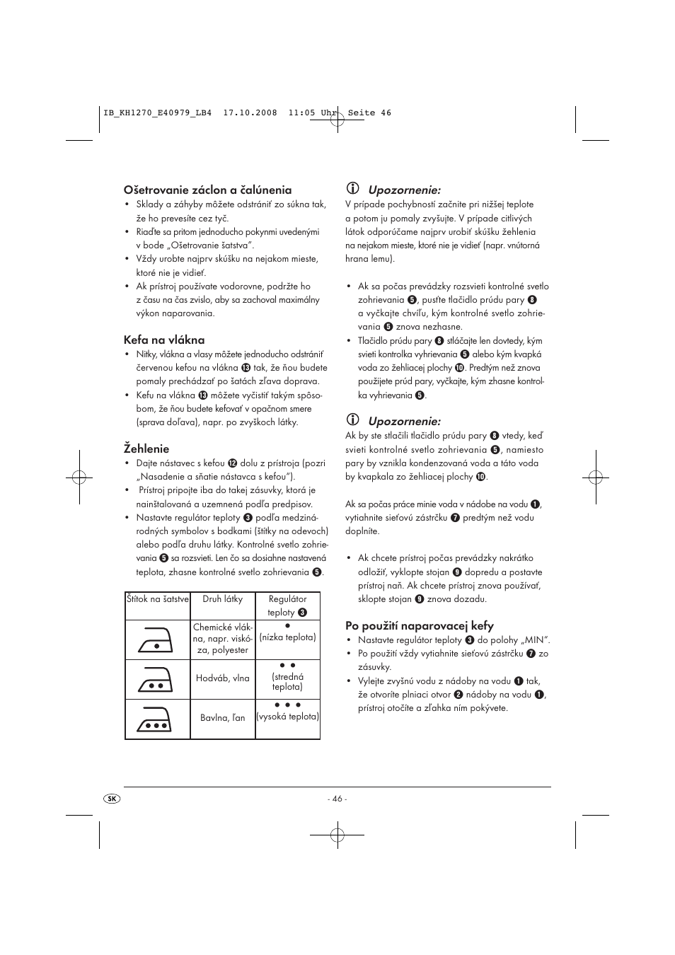 Kompernass STEAM BRUSH KH1270-06/08-V6 User Manual | Page 48 / 66