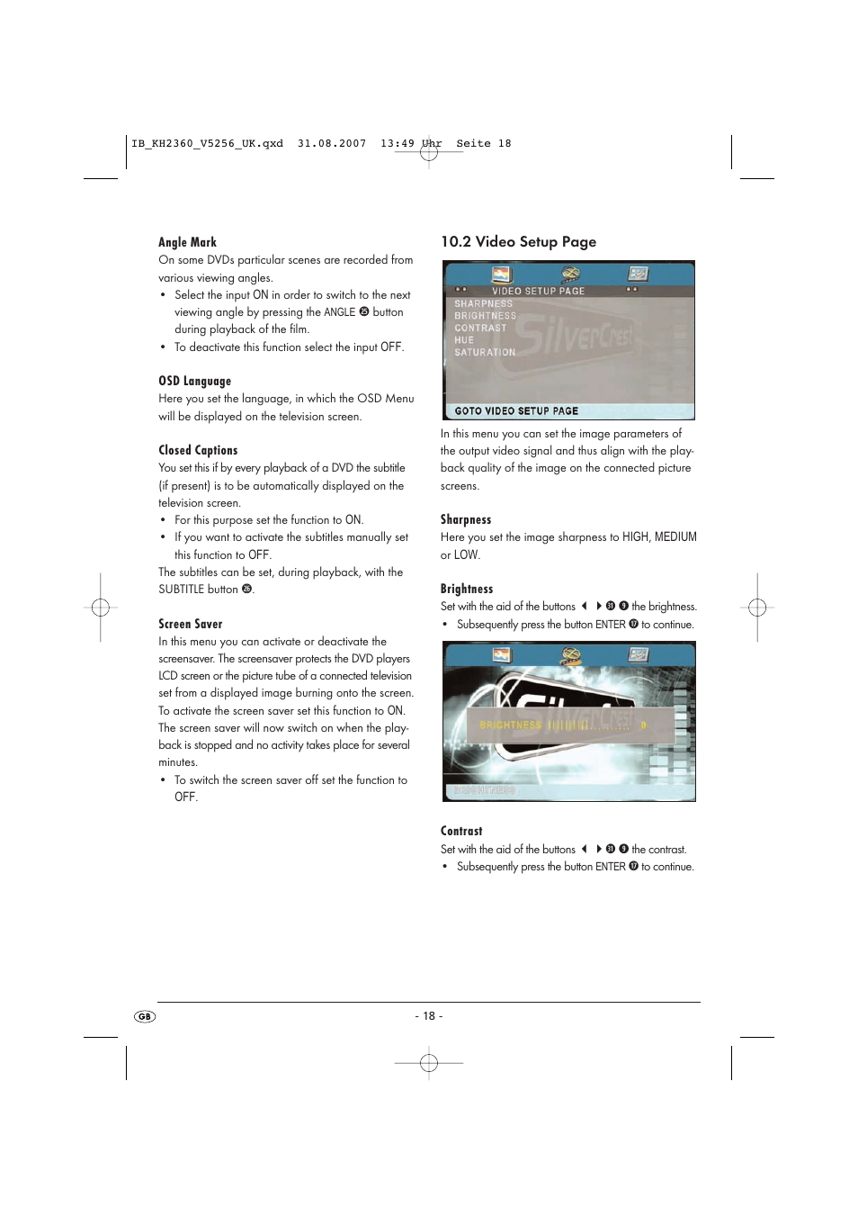 Kompernass KH 2360 User Manual | Page 20 / 42