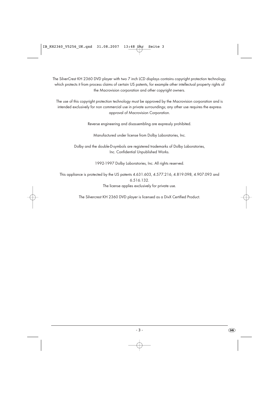 Kompernass KH 2360 User Manual | Page 5 / 42