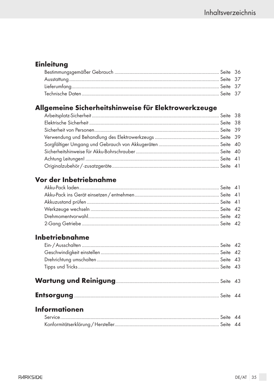 Kompernass X18V User Manual | Page 33 / 42