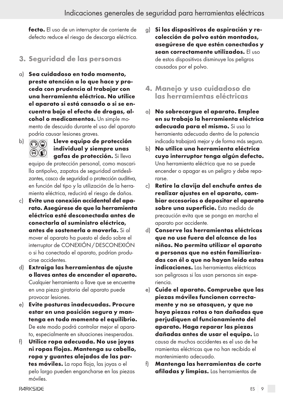 Seguridad de las personas | Kompernass X18V User Manual | Page 7 / 42