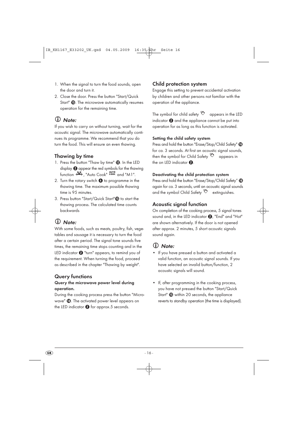 Kompernass KH 1167 User Manual | Page 18 / 65