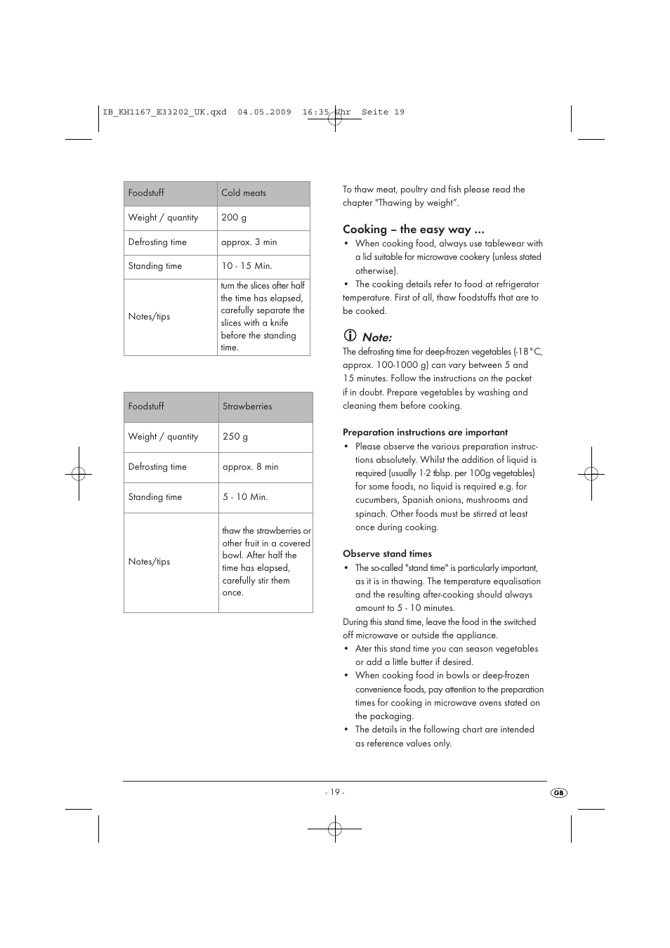 Kompernass KH 1167 User Manual | Page 21 / 65