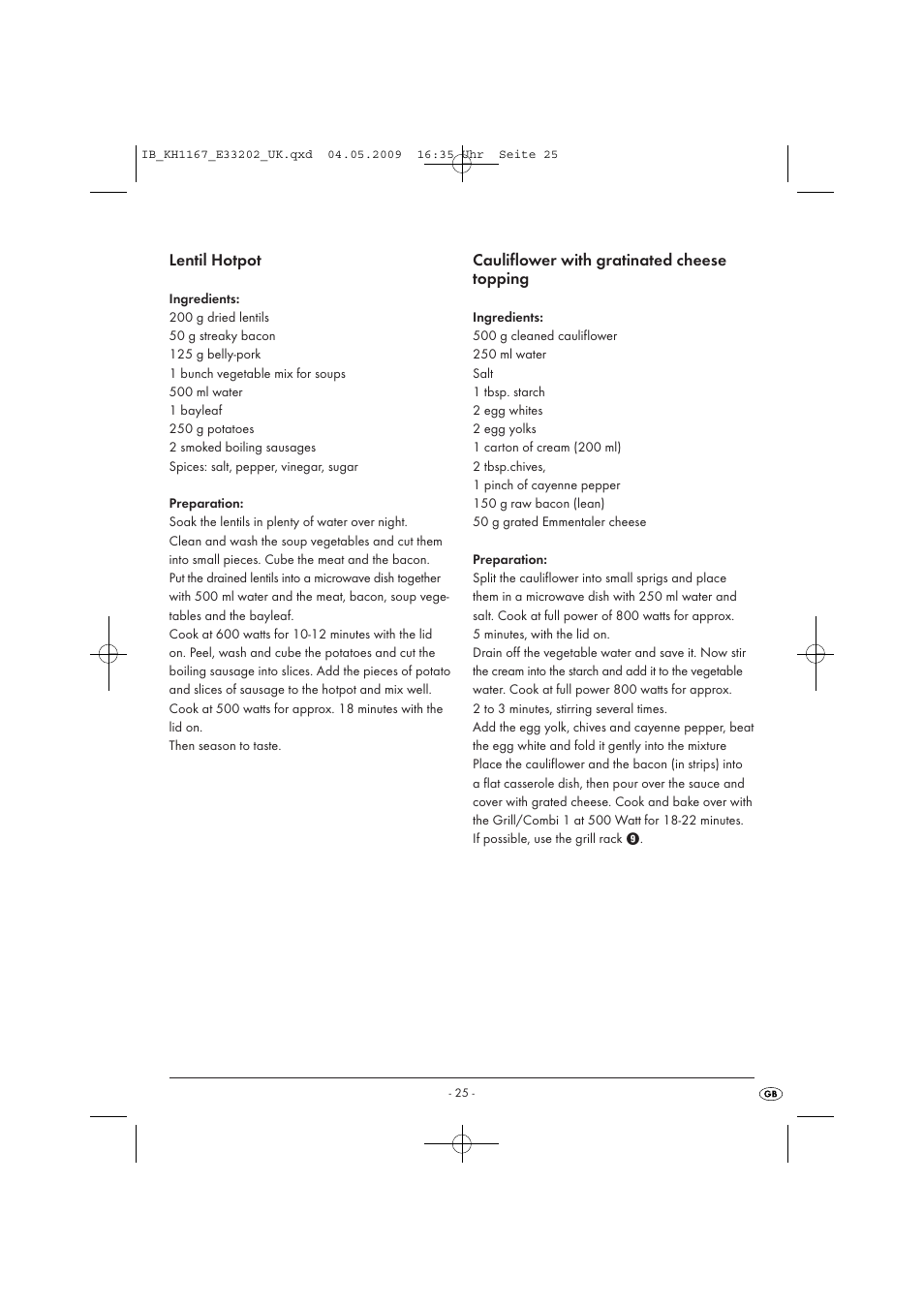 Kompernass KH 1167 User Manual | Page 27 / 65