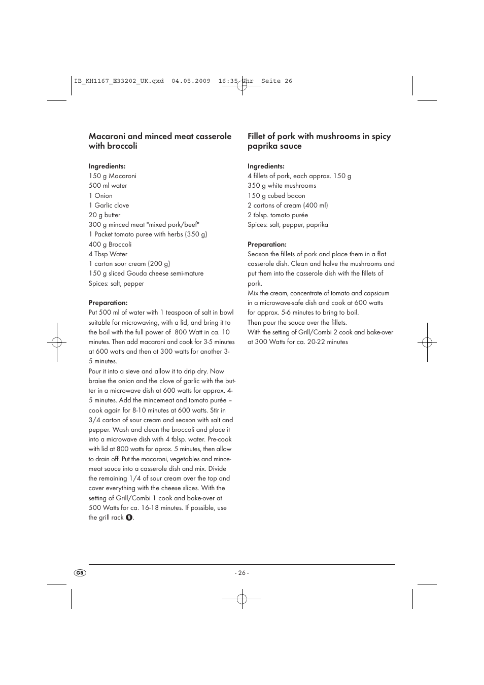 Kompernass KH 1167 User Manual | Page 28 / 65