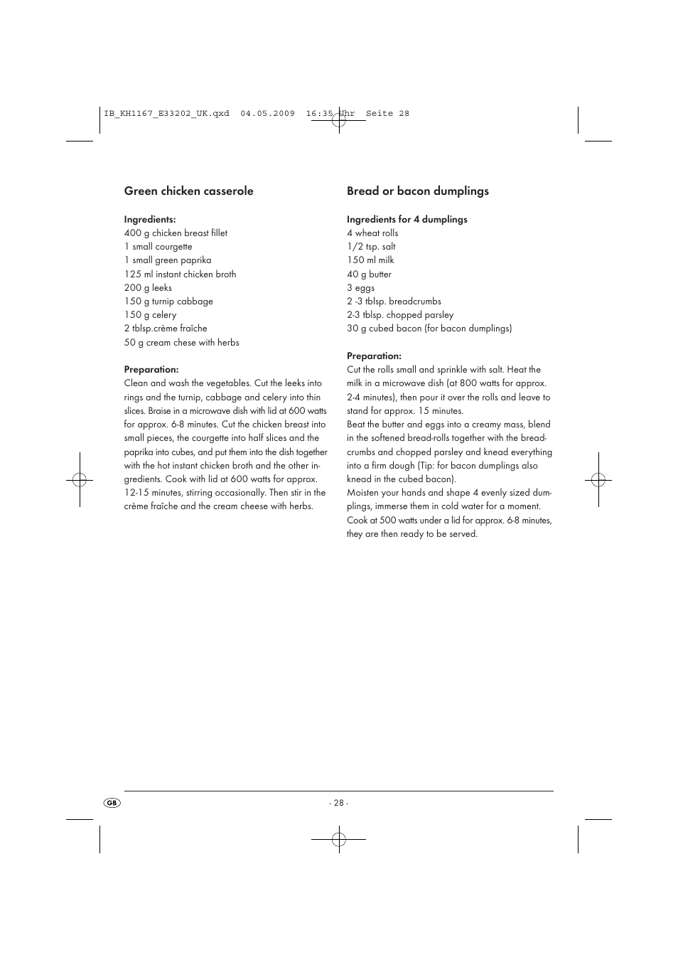 Kompernass KH 1167 User Manual | Page 30 / 65