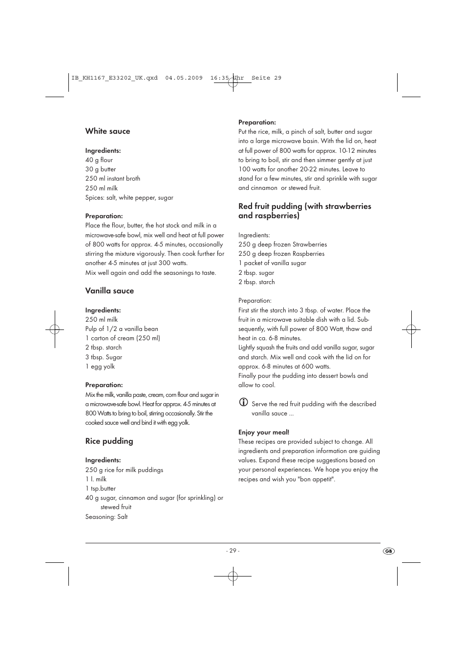 Kompernass KH 1167 User Manual | Page 31 / 65