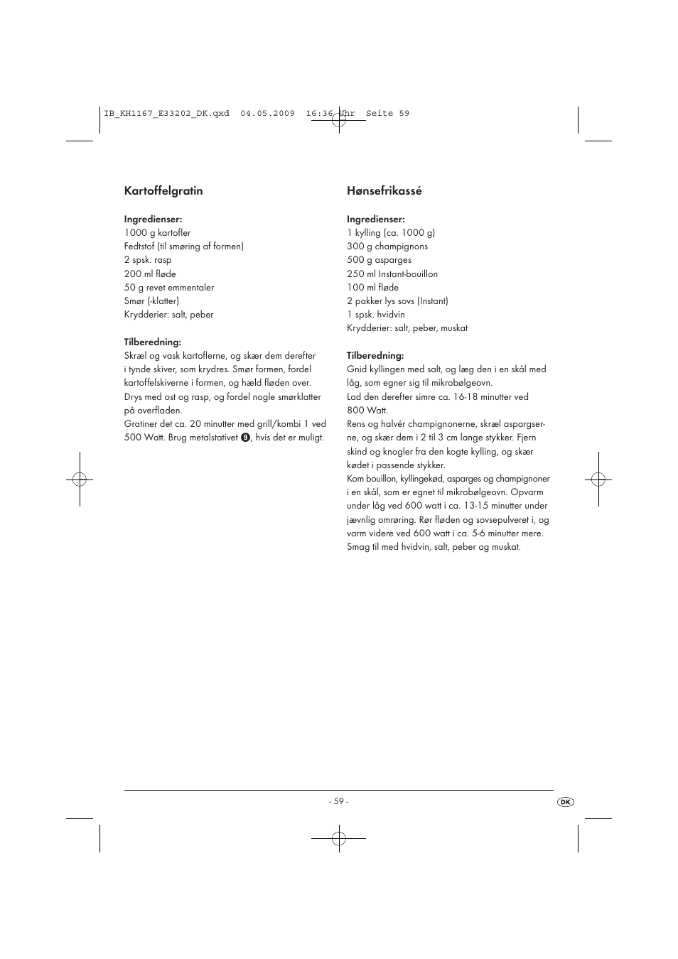 Kompernass KH 1167 User Manual | Page 61 / 65