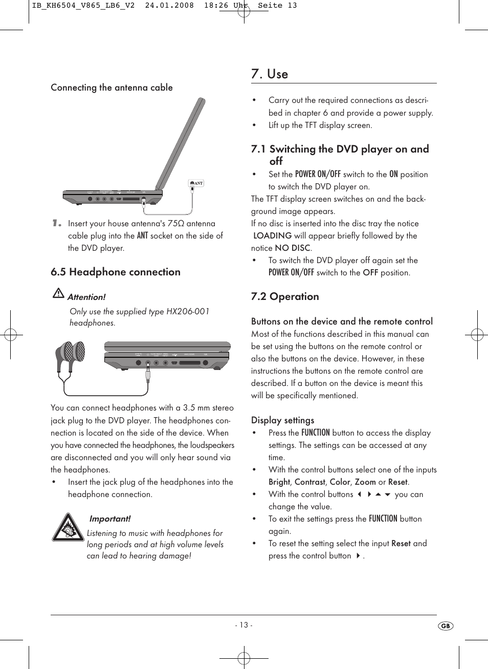 Kompernass KH 6504 User Manual | Page 15 / 41