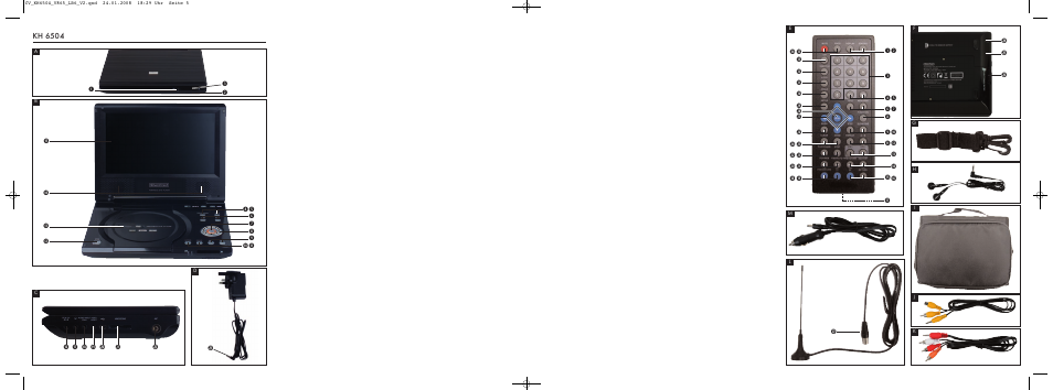 Kh 6504 | Kompernass KH 6504 User Manual | Page 2 / 41