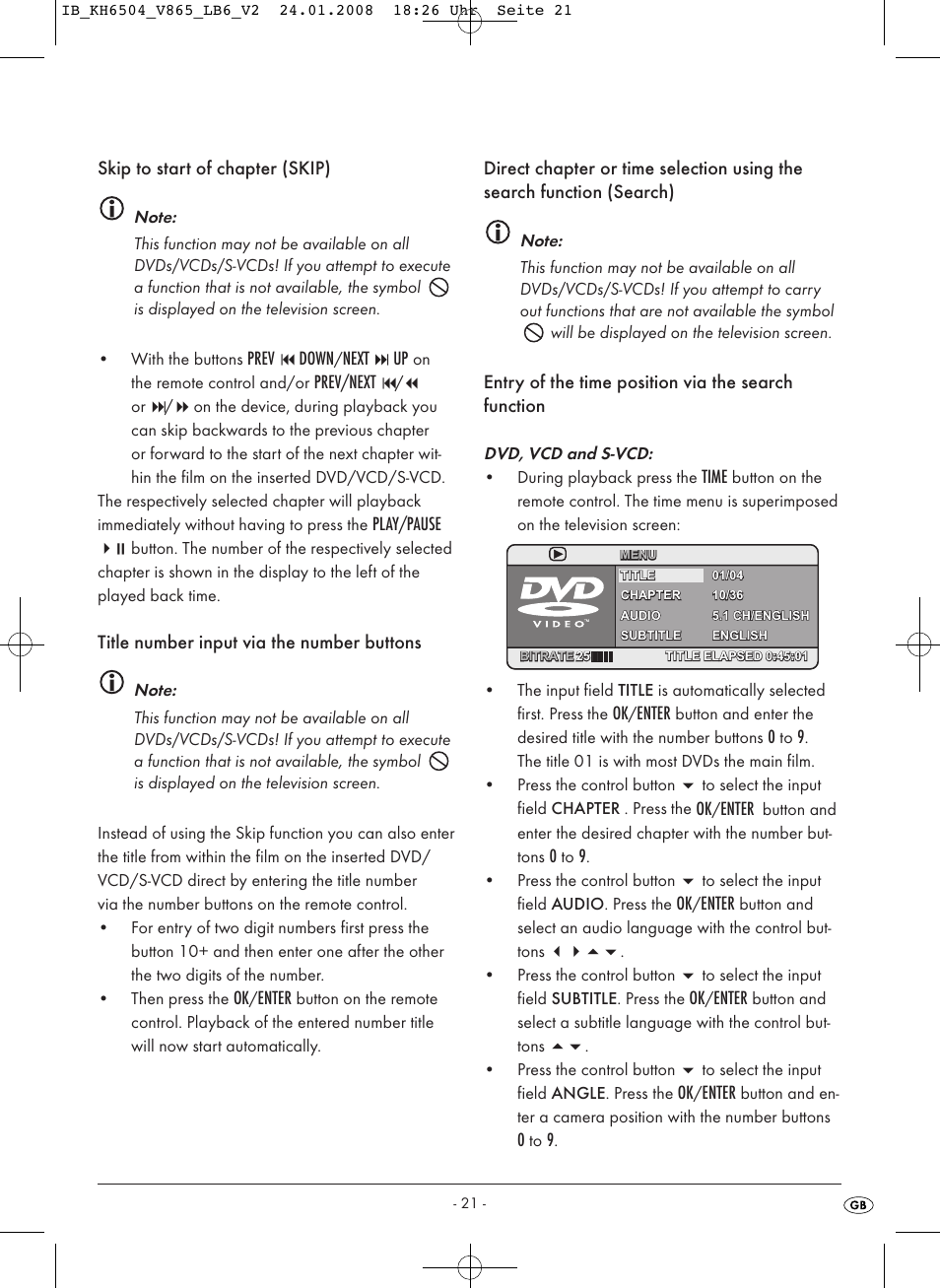 Kompernass KH 6504 User Manual | Page 23 / 41
