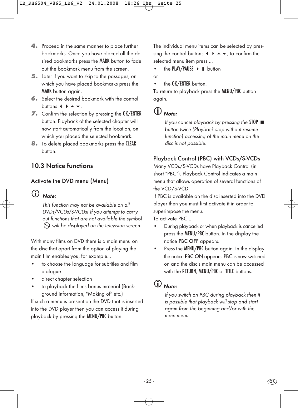 Kompernass KH 6504 User Manual | Page 27 / 41