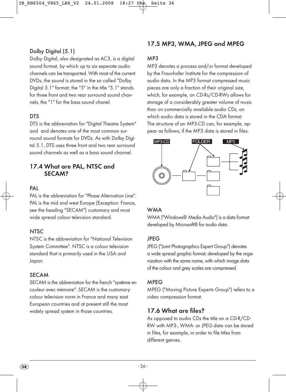 Kompernass KH 6504 User Manual | Page 38 / 41