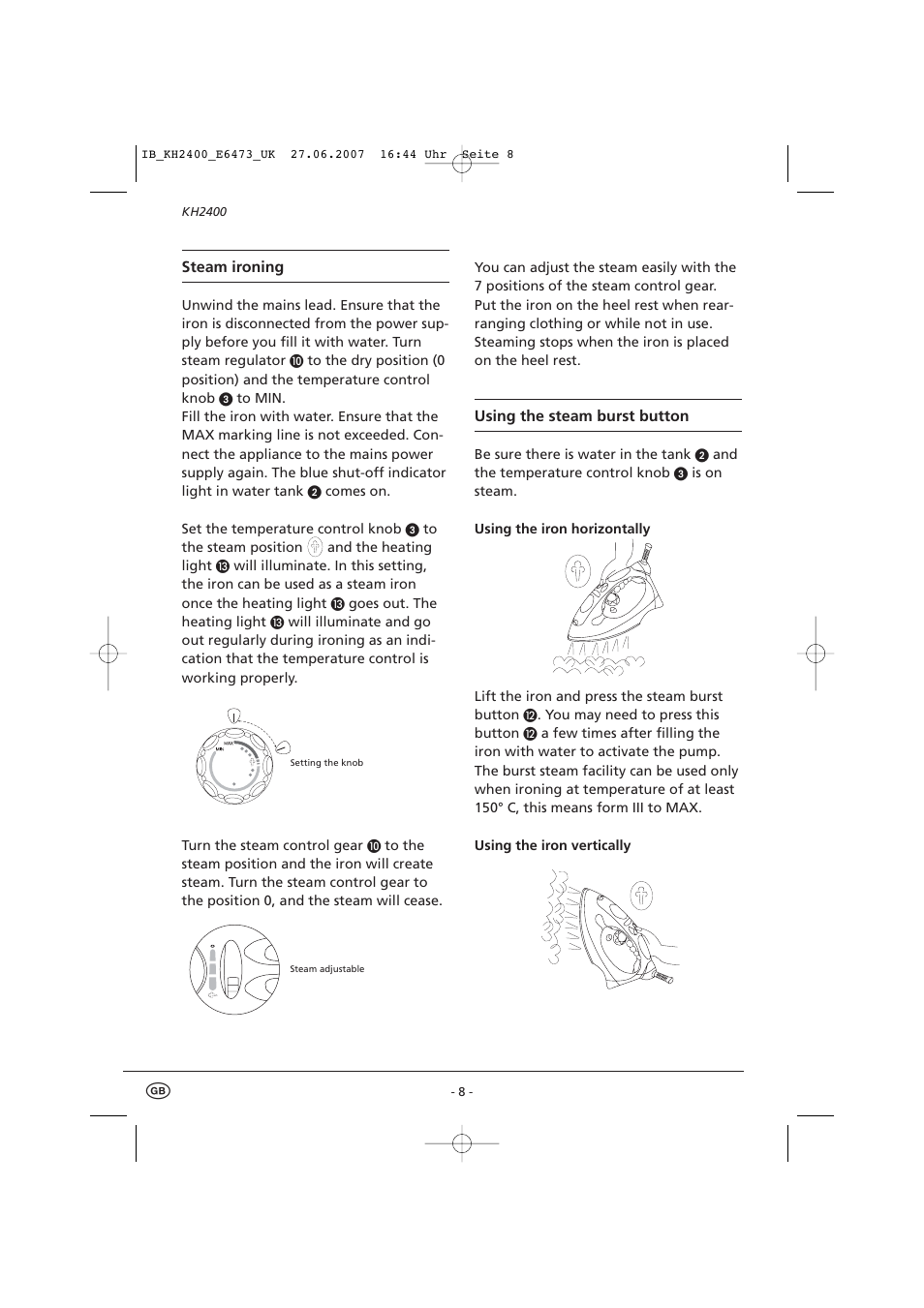 Kompernass KH 2400 User Manual | Page 10 / 13