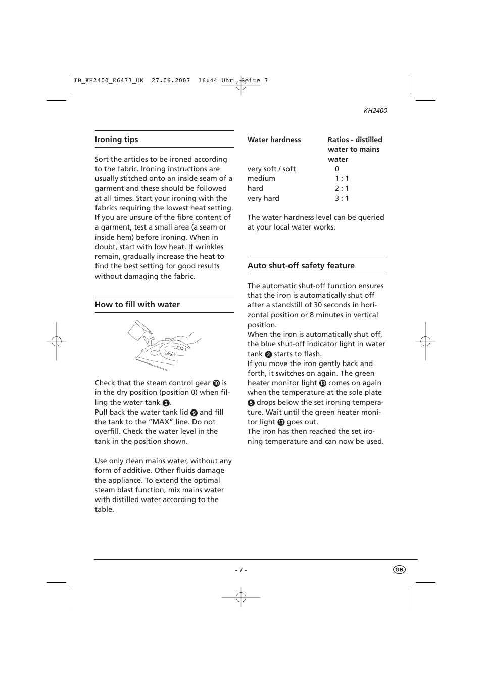 Kompernass KH 2400 User Manual | Page 9 / 13