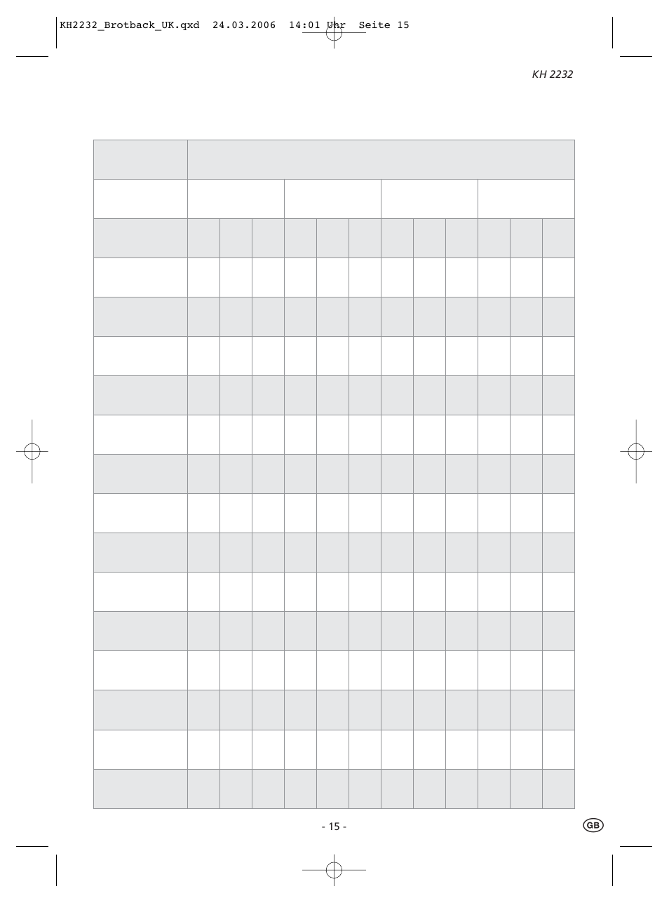 Kompernass KH 2232 User Manual | Page 17 / 20