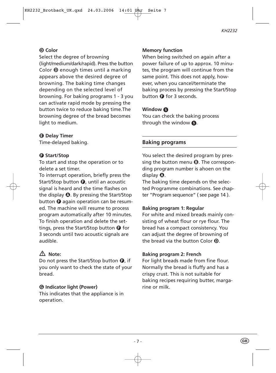 Kompernass KH 2232 User Manual | Page 9 / 20