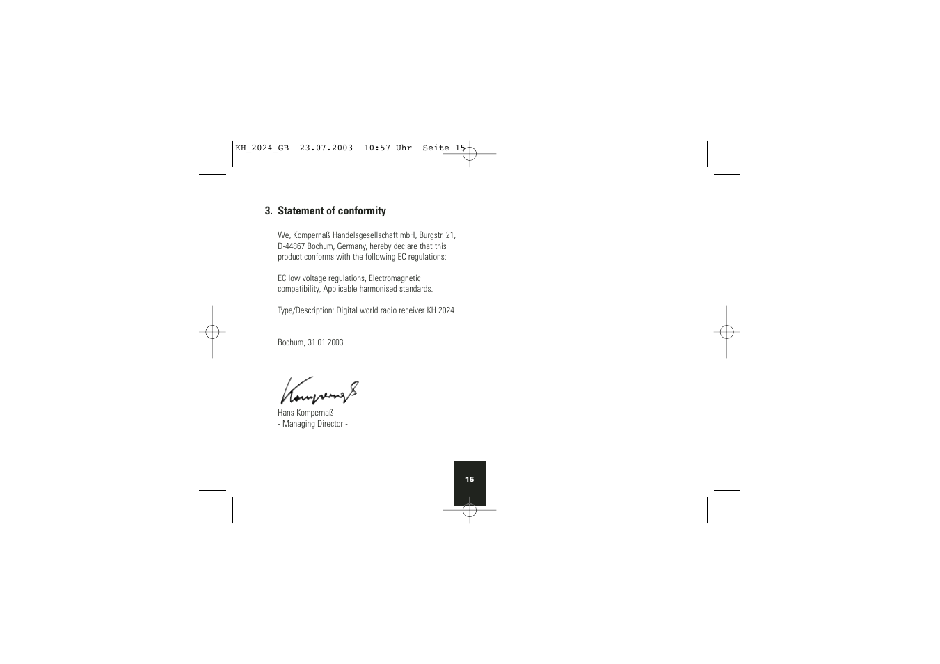Kompernass KH 2024 User Manual | Page 16 / 18