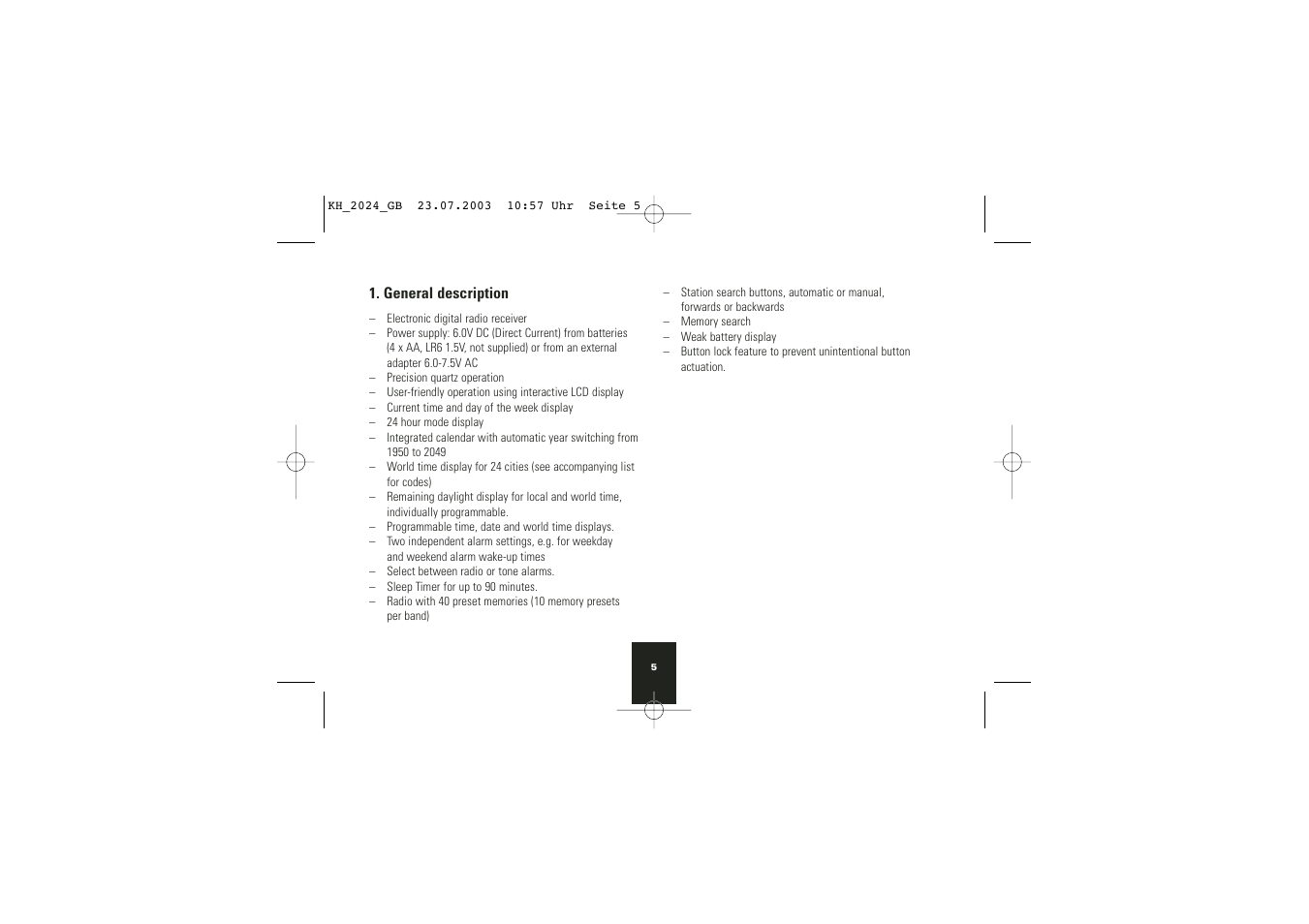 Kompernass KH 2024 User Manual | Page 6 / 18