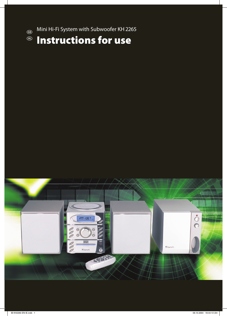 Kompernass KH 2265 User Manual | 22 pages