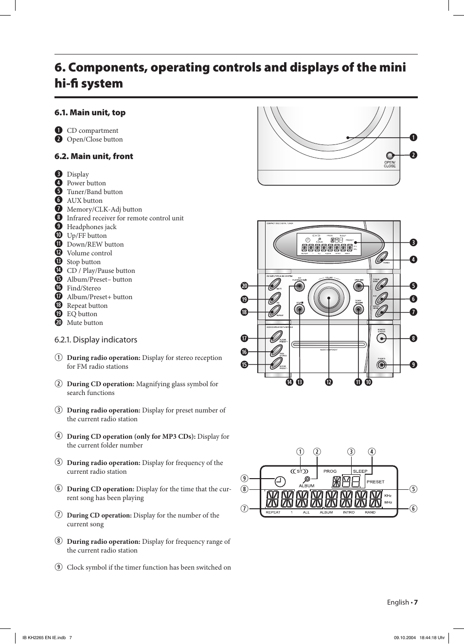 Kompernass KH 2265 User Manual | Page 7 / 22
