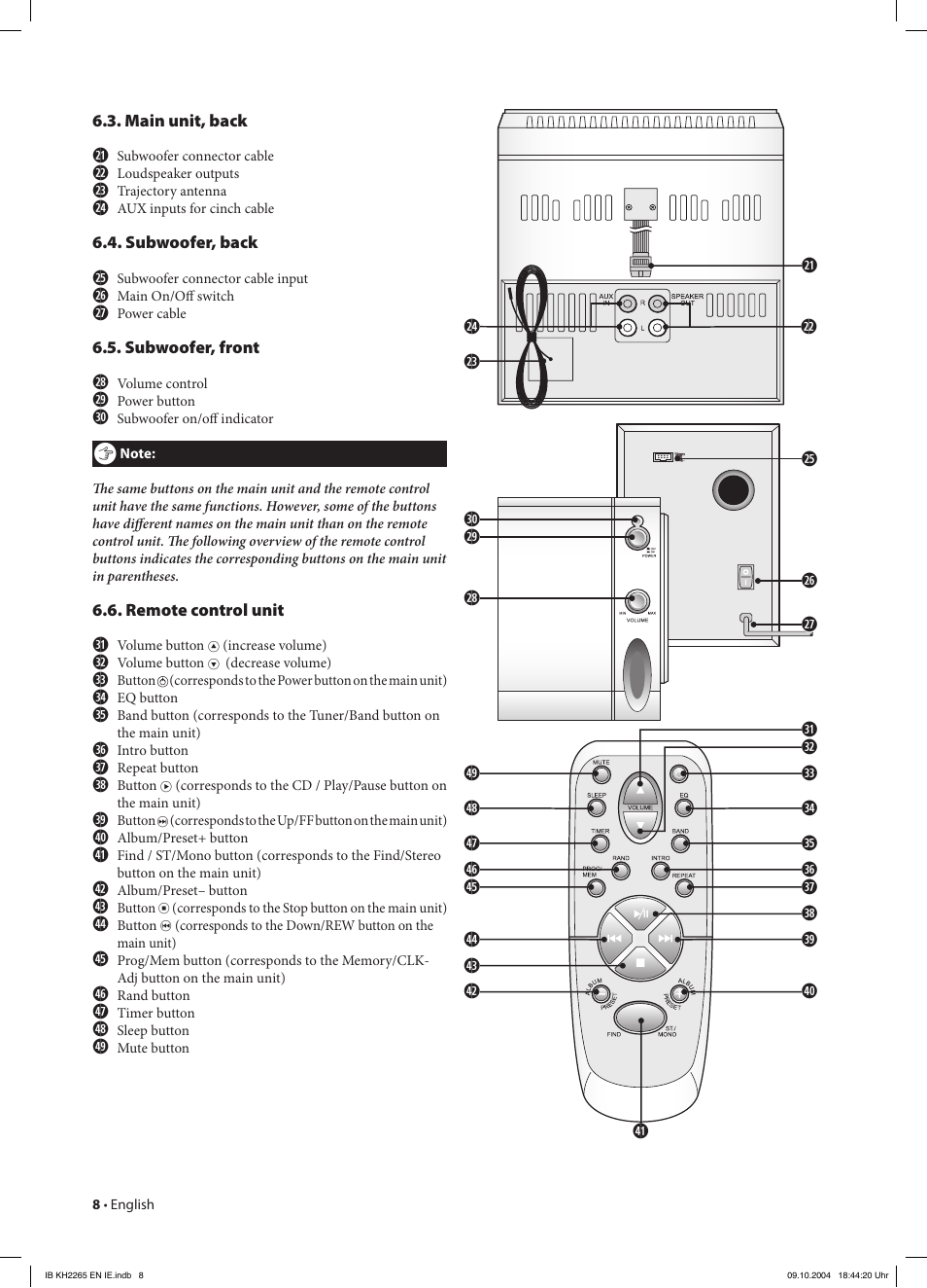 Kompernass KH 2265 User Manual | Page 8 / 22