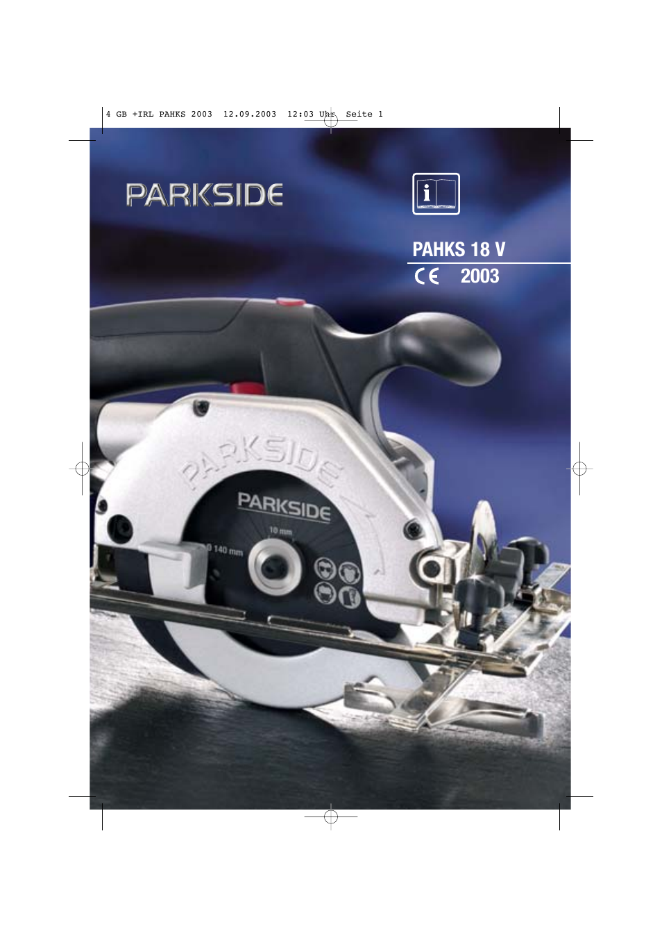 Kompernass PAHKS 18V User Manual | 10 pages