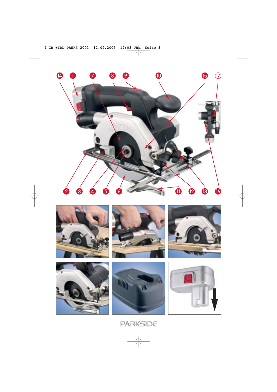 Kompernass PAHKS 18V User Manual | Page 3 / 10