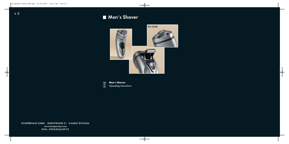 Kompernass KH 5540 User Manual | 9 pages