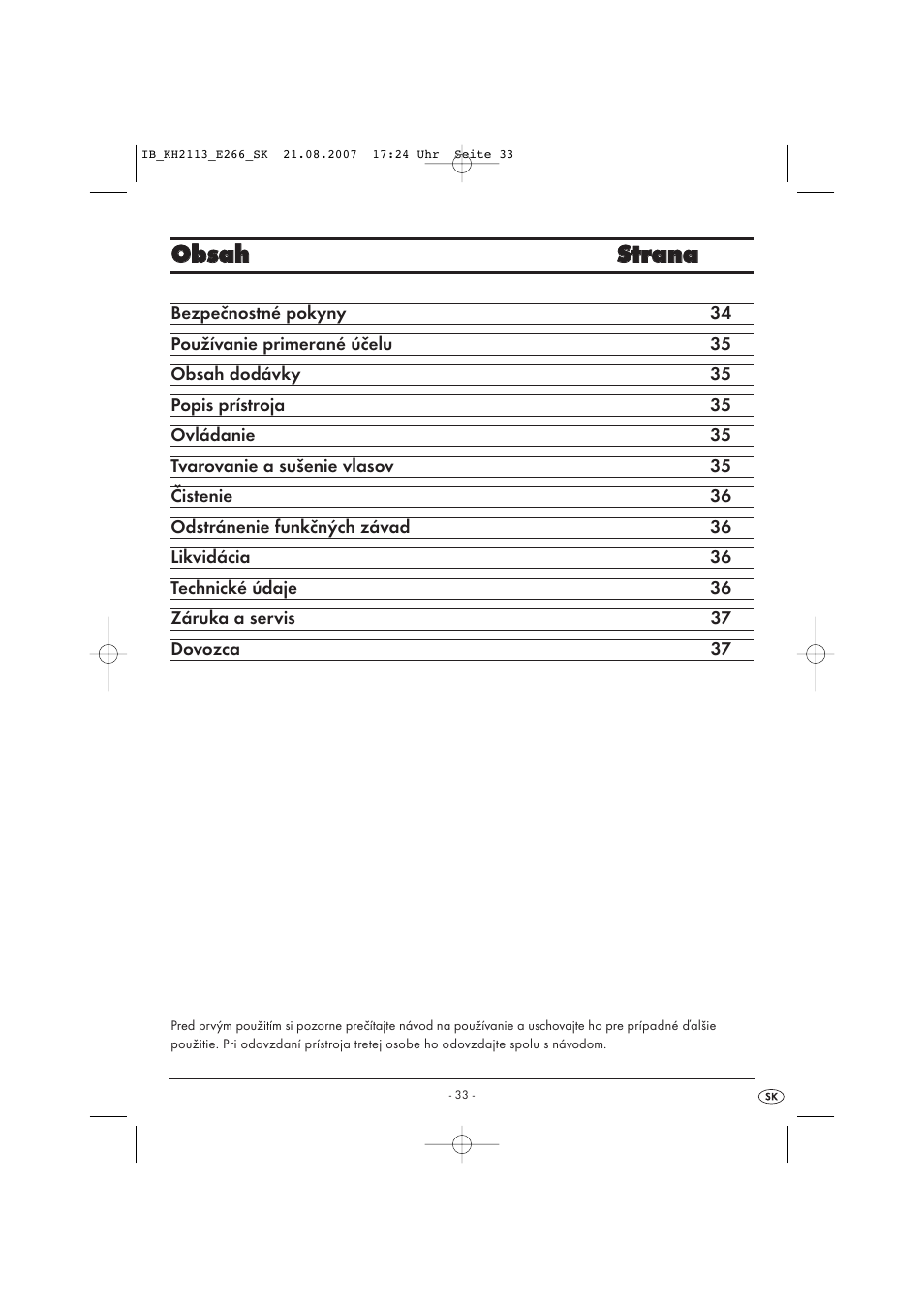 Oob bs sa ah h s sttrra an na a | Kompernass KH 1149 User Manual | Page 33 / 50