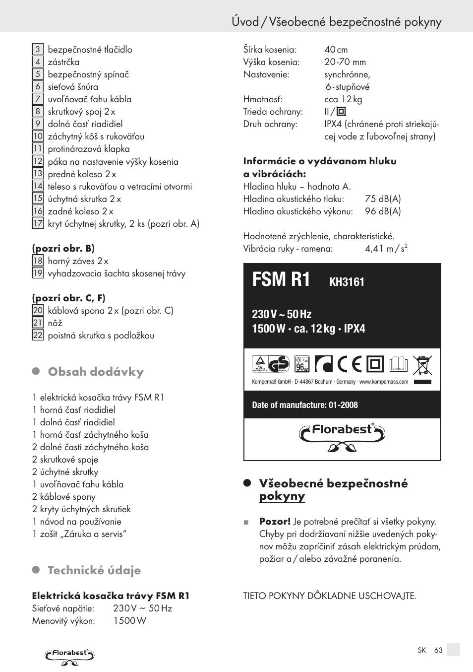 Kompernass FSM R1 User Manual | Page 61 / 90