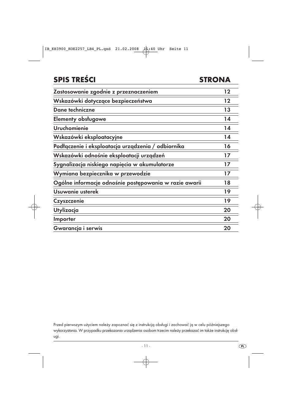 Kompernass KH 3900 User Manual | Page 13 / 62