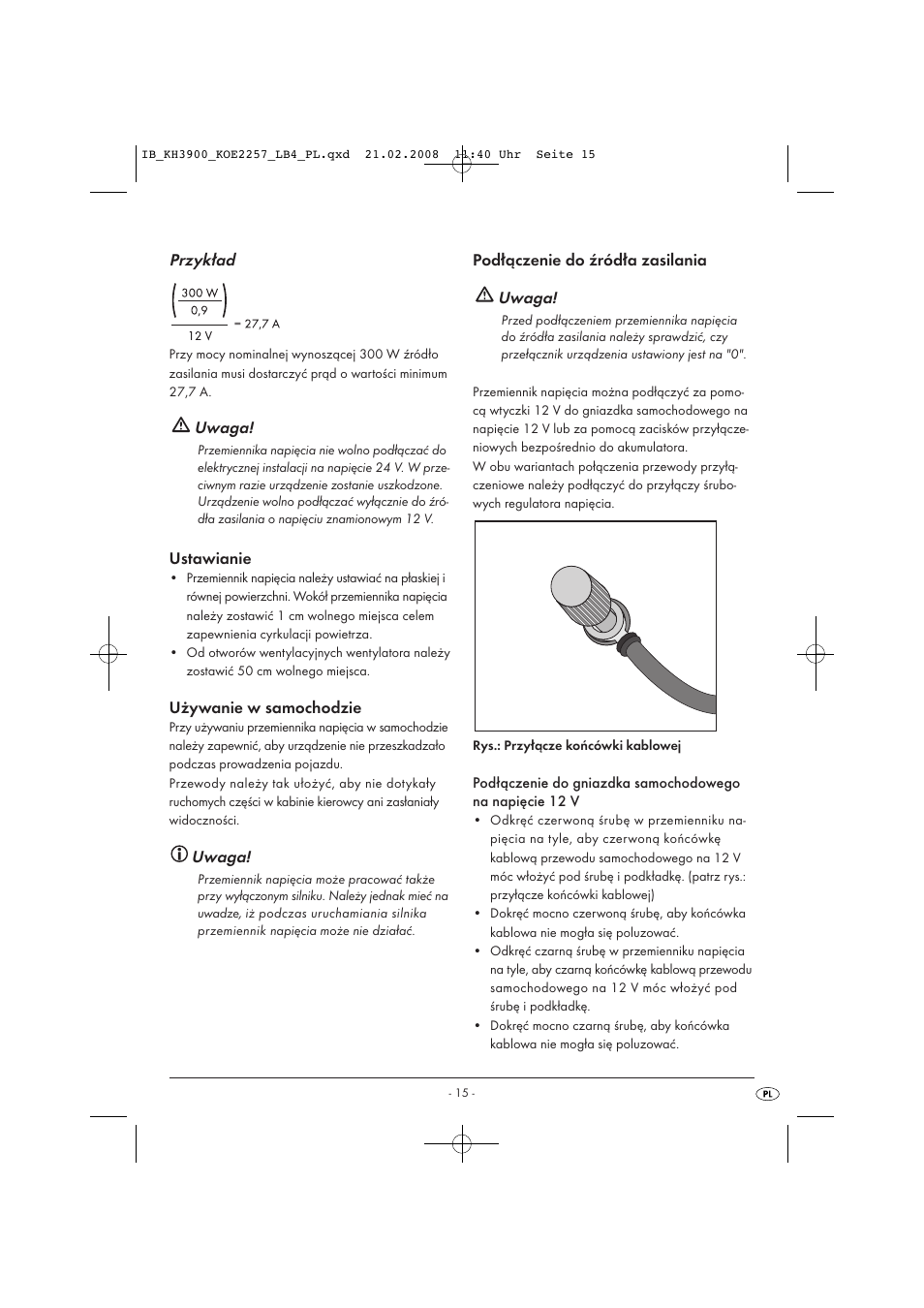 Kompernass KH 3900 User Manual | Page 17 / 62