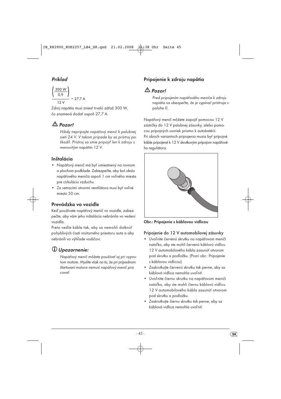 Kompernass KH 3900 User Manual | Page 47 / 62