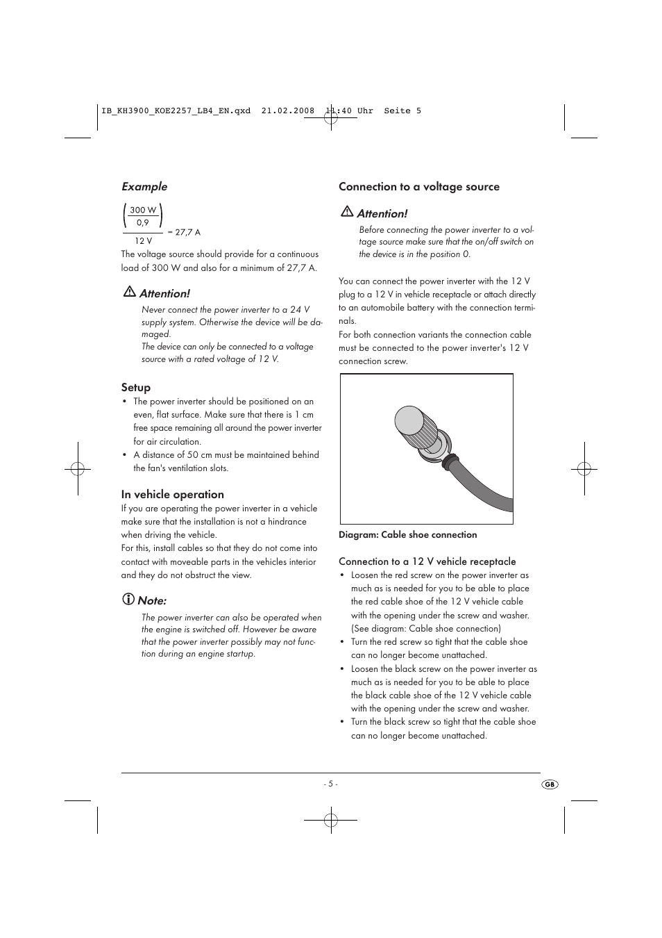 Kompernass KH 3900 User Manual | Page 7 / 62