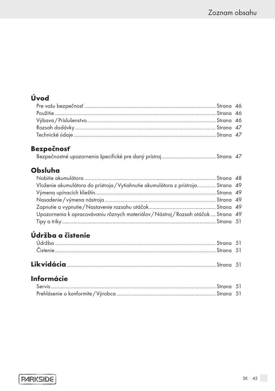 Kompernass PFBS 9.6V User Manual | Page 43 / 66