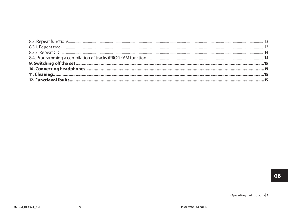 Kompernass eBench KH 2241 User Manual | Page 3 / 16