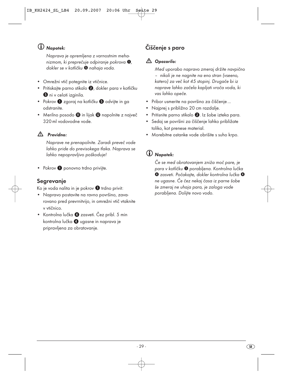 Kompernass KH 2424 User Manual | Page 31 / 66