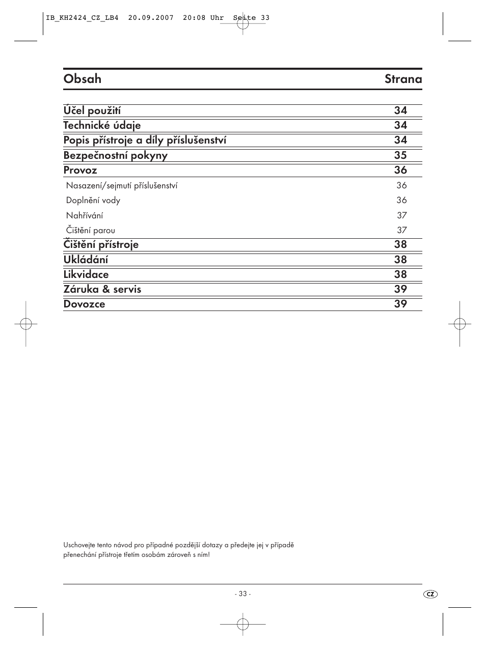 Kompernass KH 2424 User Manual | Page 35 / 66