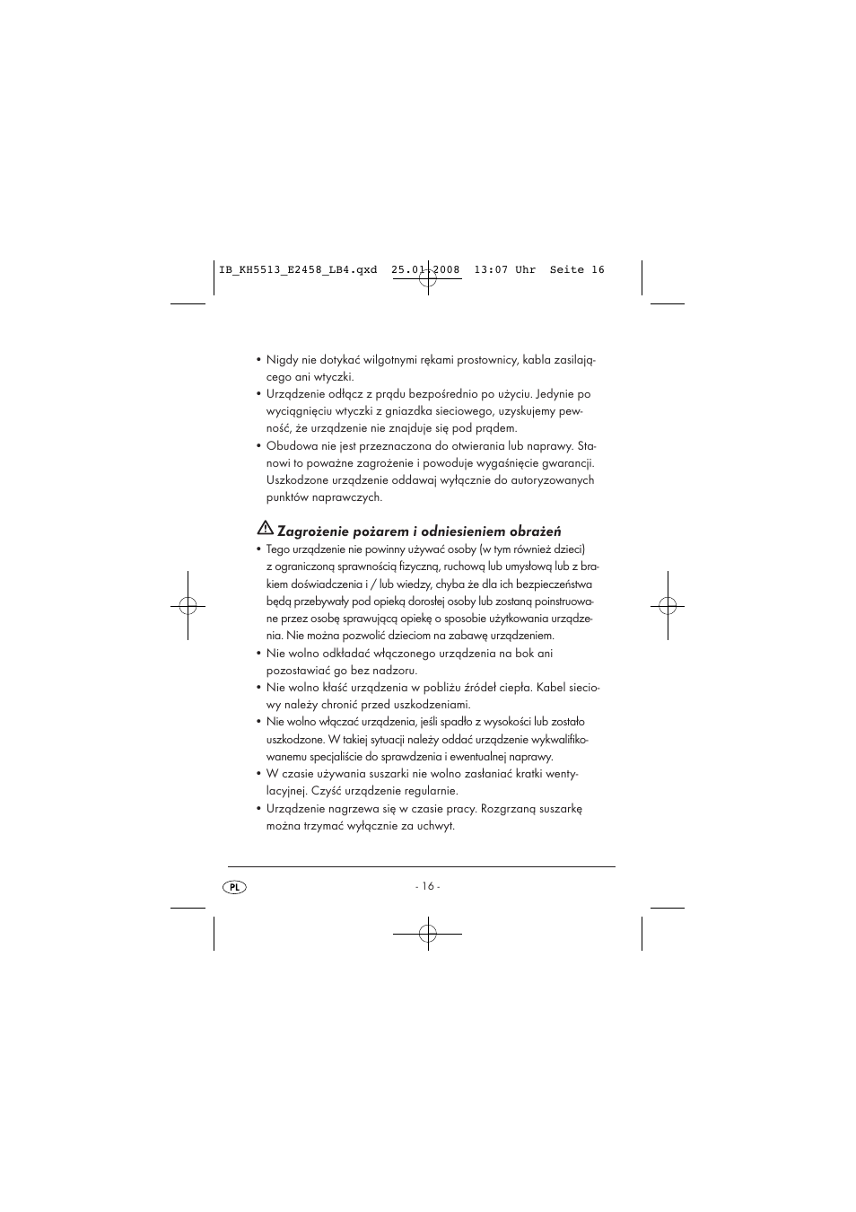 Kompernass KH 5513 User Manual | Page 18 / 90