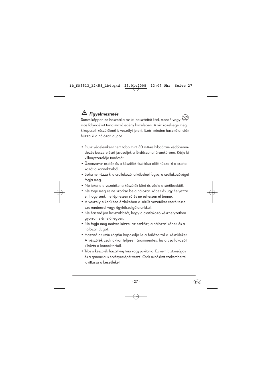 Kompernass KH 5513 User Manual | Page 29 / 90