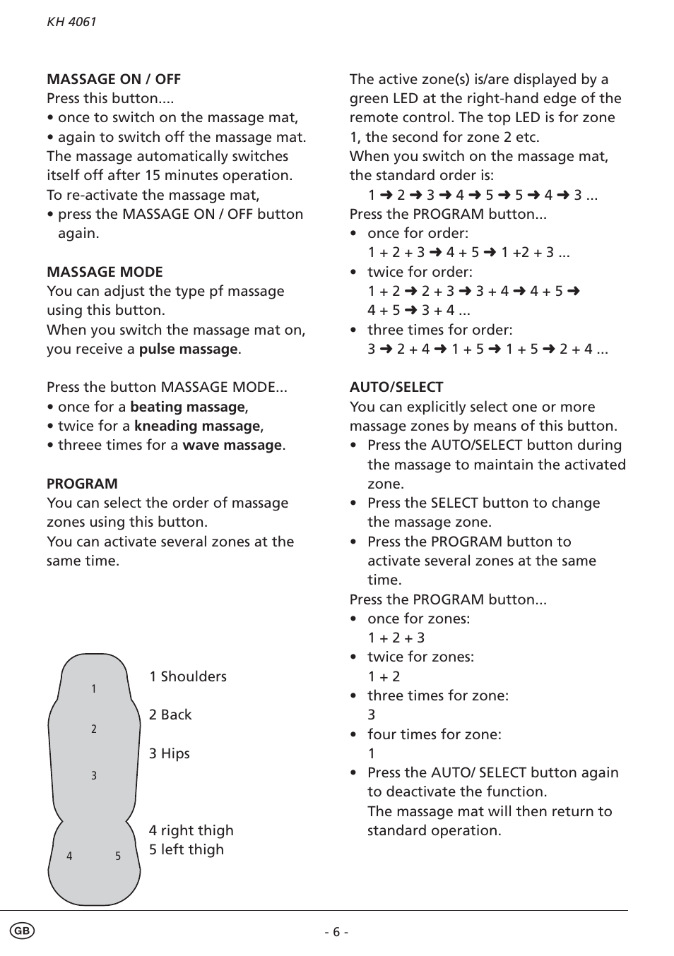 Kompernass KH 4061 User Manual | Page 6 / 8