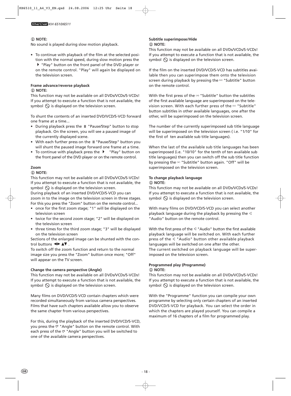 Kompernass KH 6511 User Manual | Page 20 / 30