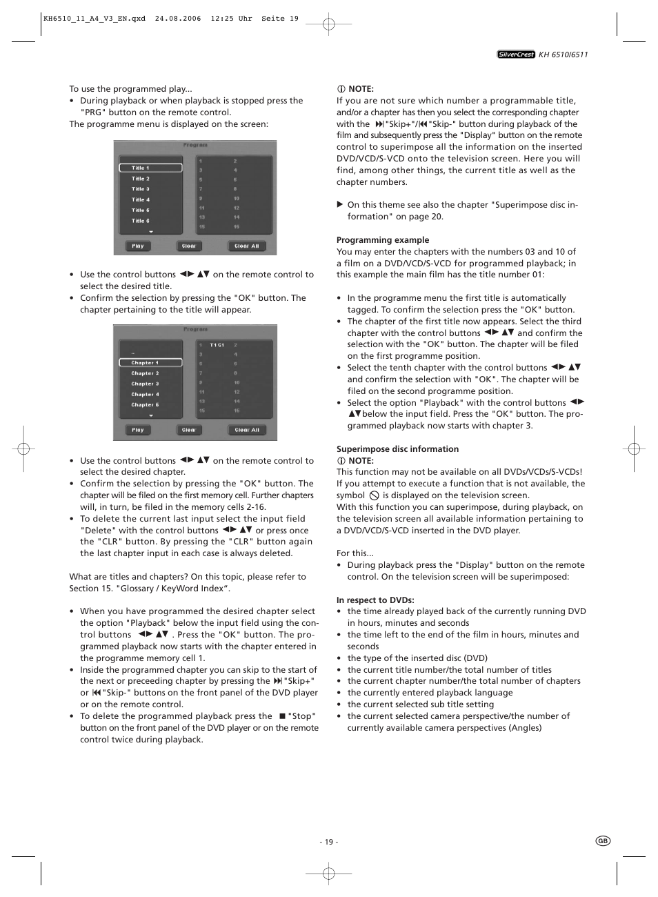 Kompernass KH 6511 User Manual | Page 21 / 30