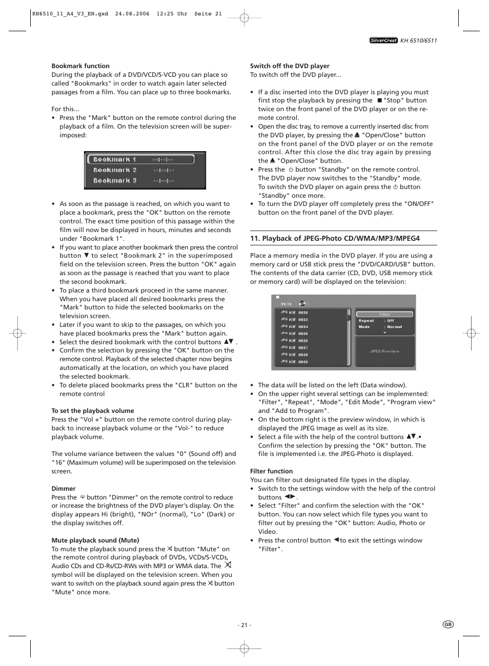 Kompernass KH 6511 User Manual | Page 23 / 30