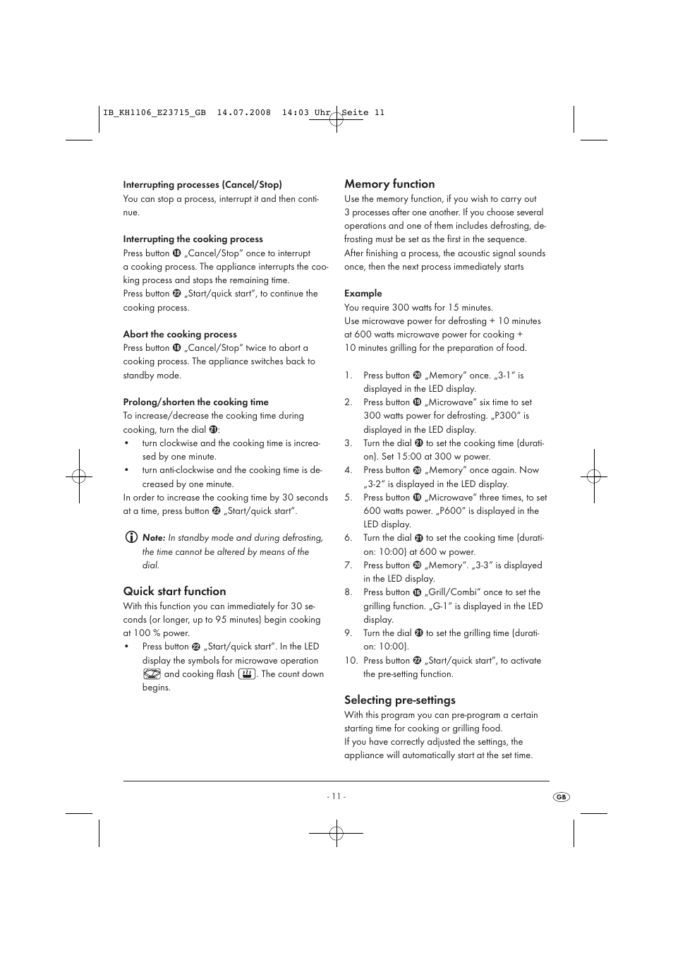 Kompernass KH 1106 User Manual | Page 13 / 34