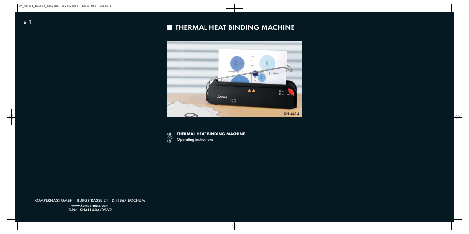 Kompernass KH 4414 User Manual | 7 pages