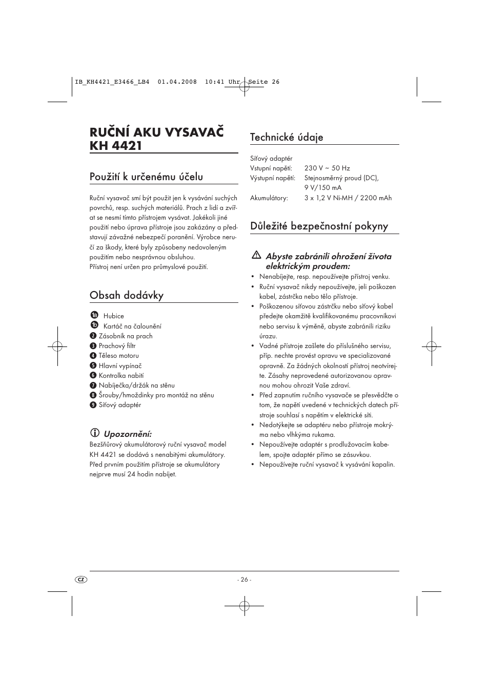 Kompernass KH 4421 User Manual | Page 28 / 50