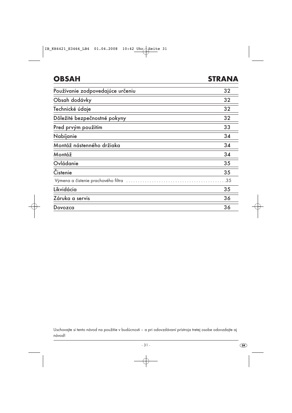 Kompernass KH 4421 User Manual | Page 33 / 50